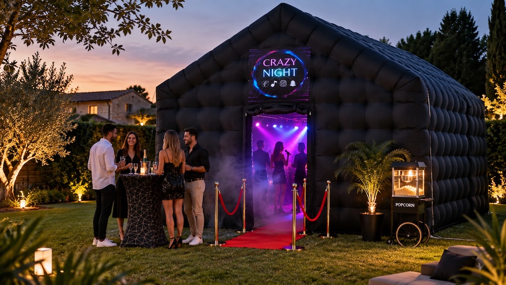 photo crazy night 33 discotheque gonflable en Gironde